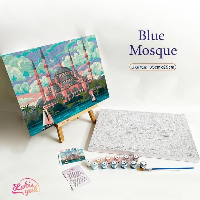 

Blue Mosque - Paint By Numbers - 35X25Cm - By Lukisyuk