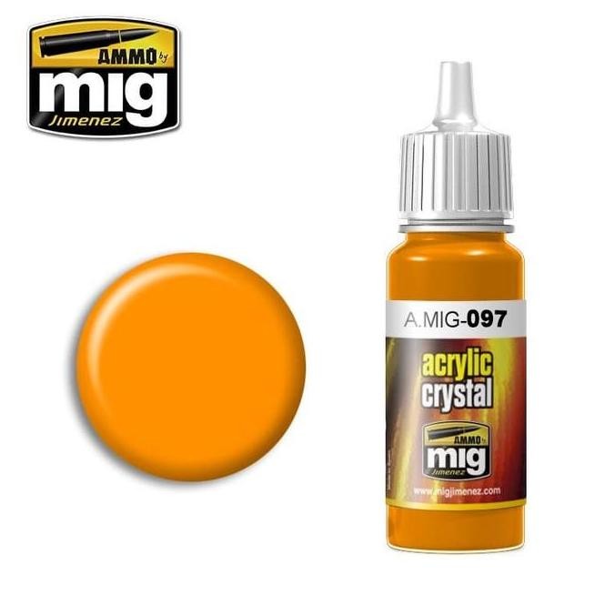 

Amig0097 : Clear Orange / Crystal Transparent Color - Ammo Acrylic Paint