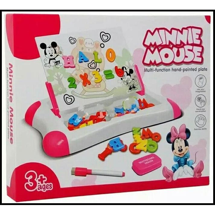 

Drawing Board Magnetic Minnie Mouse Papan Tulis Anak Magnetik Magnet