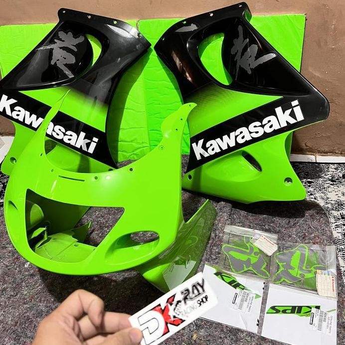 Fairing ninja rr se 2011 set sudah dengan stiker original