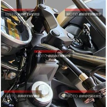 Ready RAISER STANG HANDLEBAR / HOLDER HANDLE LOWER SET BLACK XSR155 XSR 155