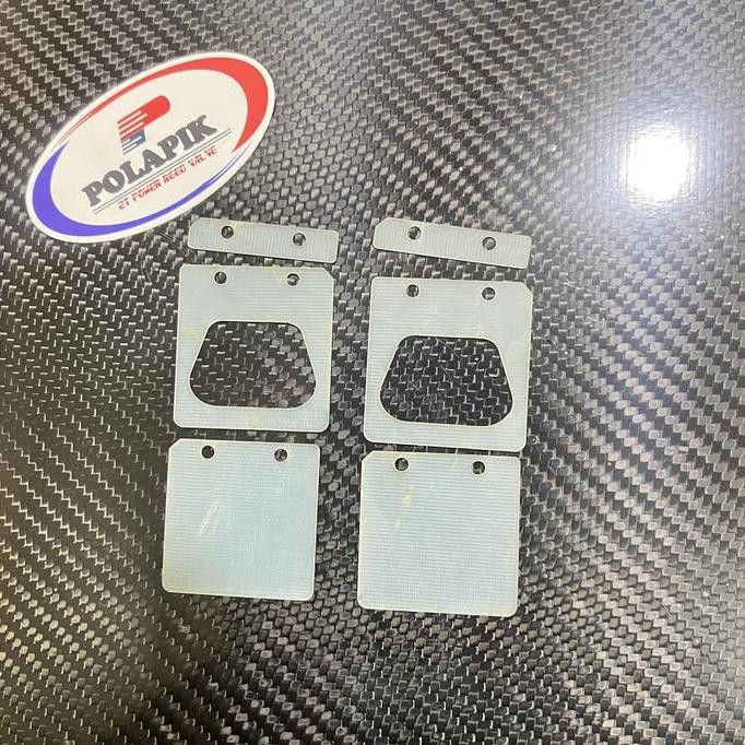 Lidah membran Dualstage yamaha YZ85 fiber putih plat membran yamaha yz85 fiber dualatage