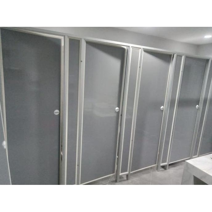 PARTISI KUBIKAL TOILET PVC DAN ALUMINIUM PESANAN BU DIAN murah