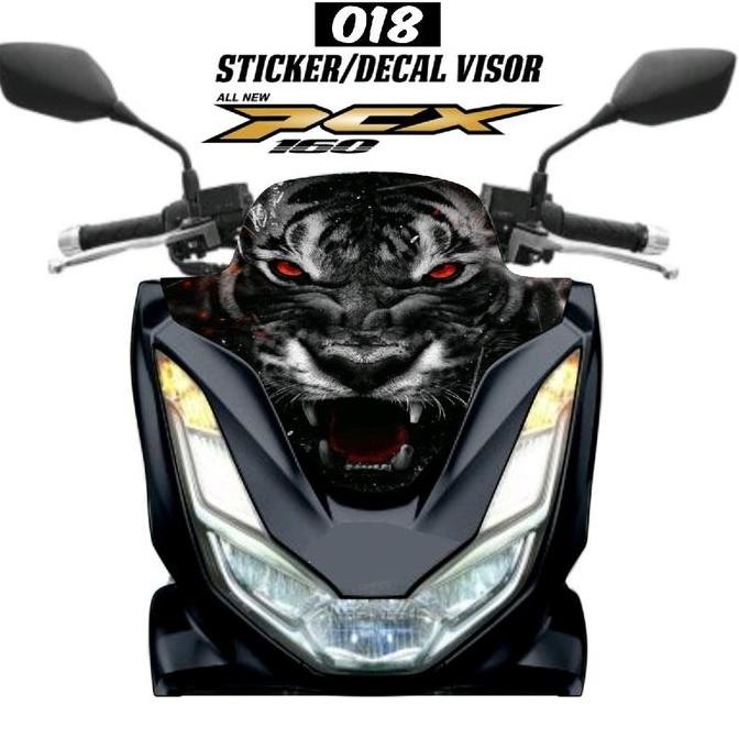 Baru stiker motor PCX 160/sticker visor PCX 160/setiker kaca PCX 160