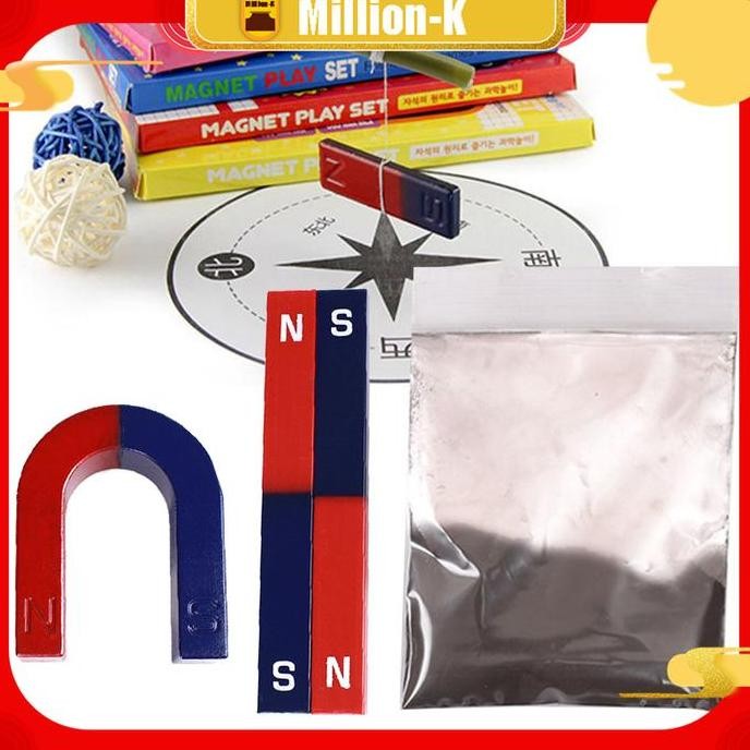 1Set Magnet Set V Tec Besar/Magnet U Dan Batang