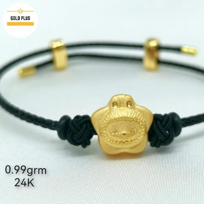 Charm Emas Labubu Gelang Pandora