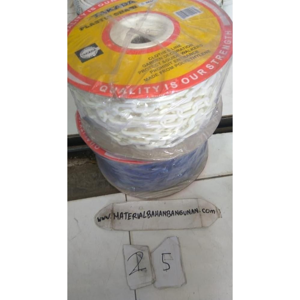 Rantai Pvc 6 Mm Rantai Plastik 6 Mm Rantai 6 Mm Jual Per 1 Meter