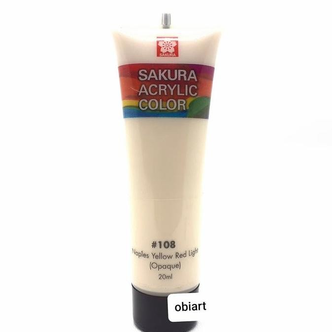 

Sakura Acrylic Color 20 Ml Naples Yellow Red Light