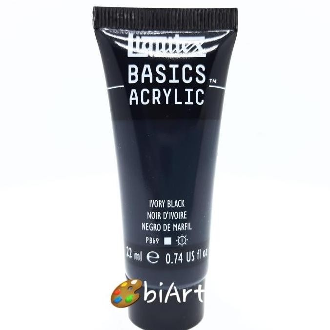 

Cat Akrilik Liquitex Basics Acrylic 22 Ml Ivory Black