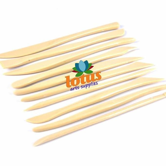 

Lotus Clay Knife Plastik Set 10 Alat Ukir Fondant Modelling Clay Tool