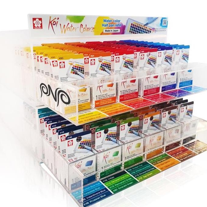 

Sakura Koi Watercolor Half Pan Refill Water Color Isi Cat Air Colors