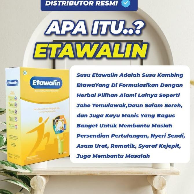 

Susu Etawalin Susu Kambing Etawa Untuk Tulang Dan Sendi 1 Box 200g PS