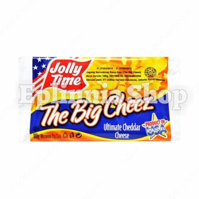 

JB Jolly Time Popcorn The Big Cheese 100 gr - Joly Time Rasa Keju None