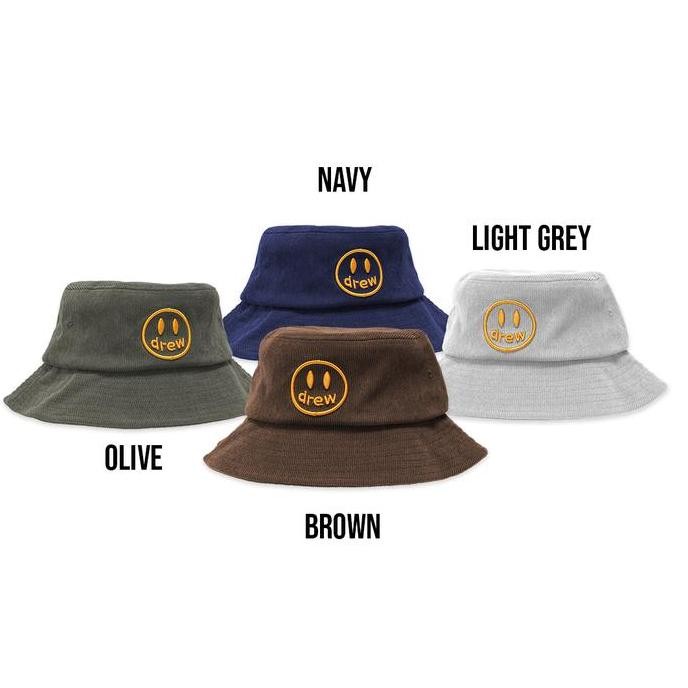 Baru Topi Bucket Corduroy Drew House Mascot - Topi Distro Unisex Premium