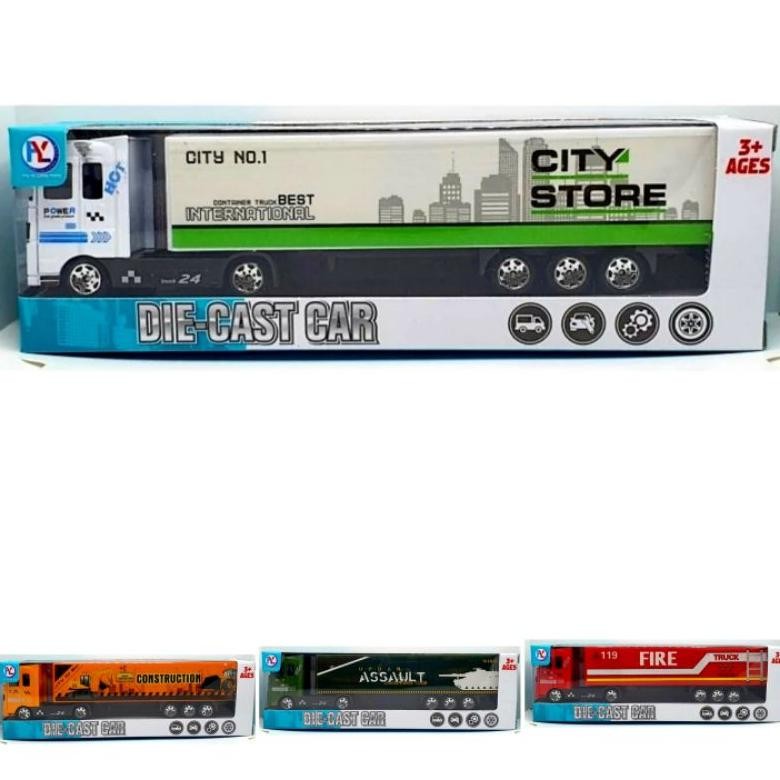 Mega Sale Diecast Truck Container Miniatur Truck Container Box