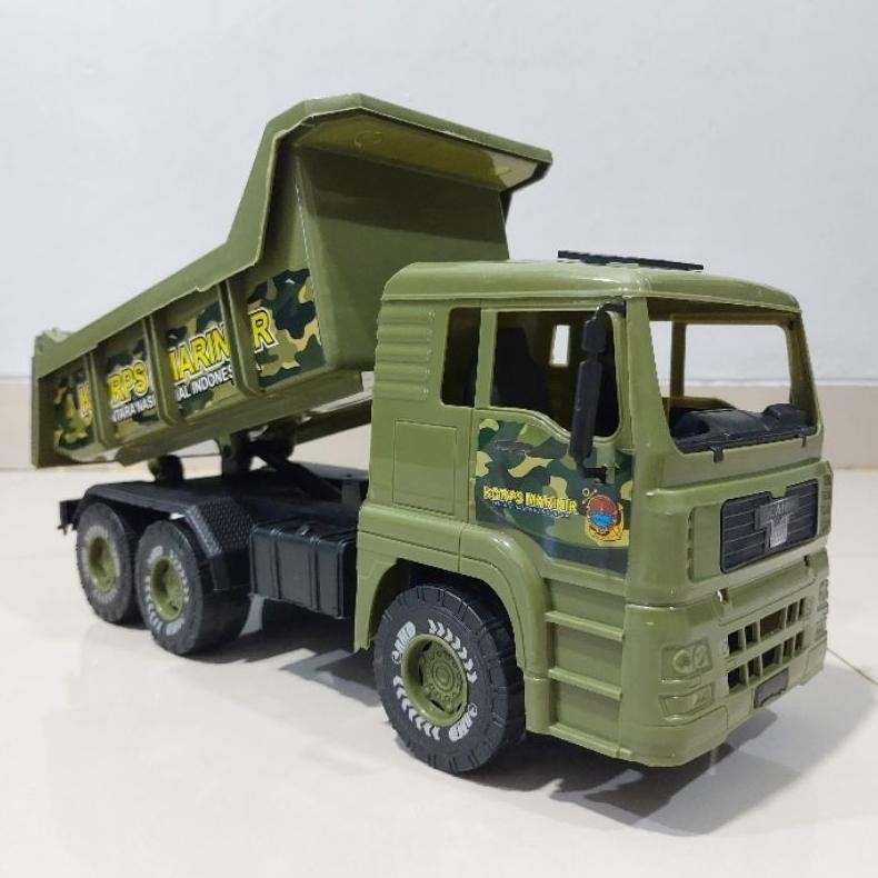 Murah Meriah Mainan Truk Pasir Dump Truck Besar Bahan Plastik Kuat Sni