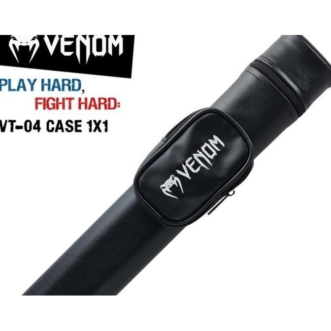 Terlaris Venom 1X1 Case Vt-04 - Tas Stick Hard Cue Sarung Stik Pool Billiard