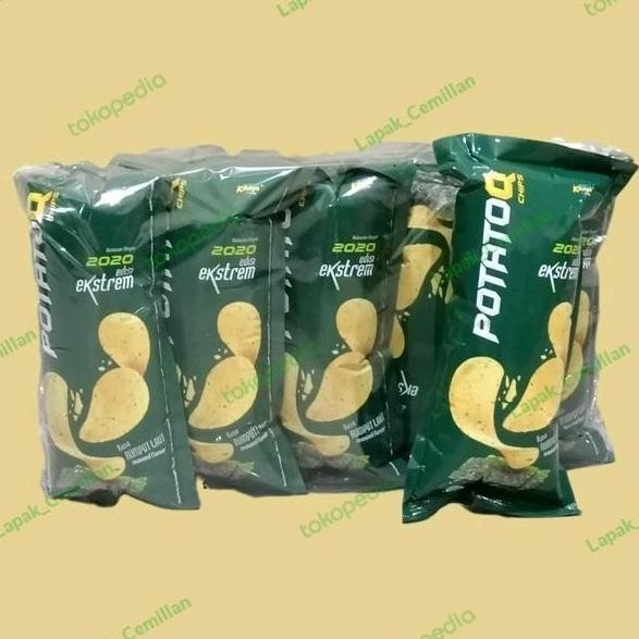 

JB PotatoQ Chips Rasa Rumput Laut 28 gr isi10 pcs/pack None