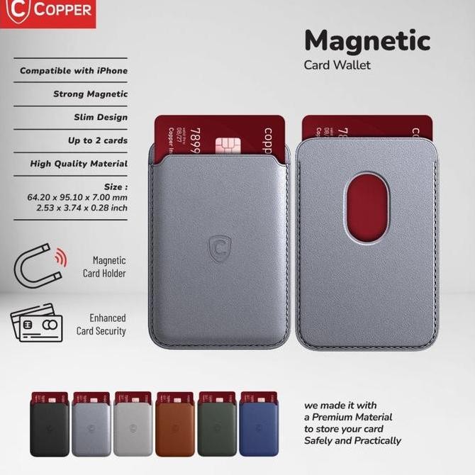 

Magnetic Card Wallet Holder Dompet Untuk Kartu