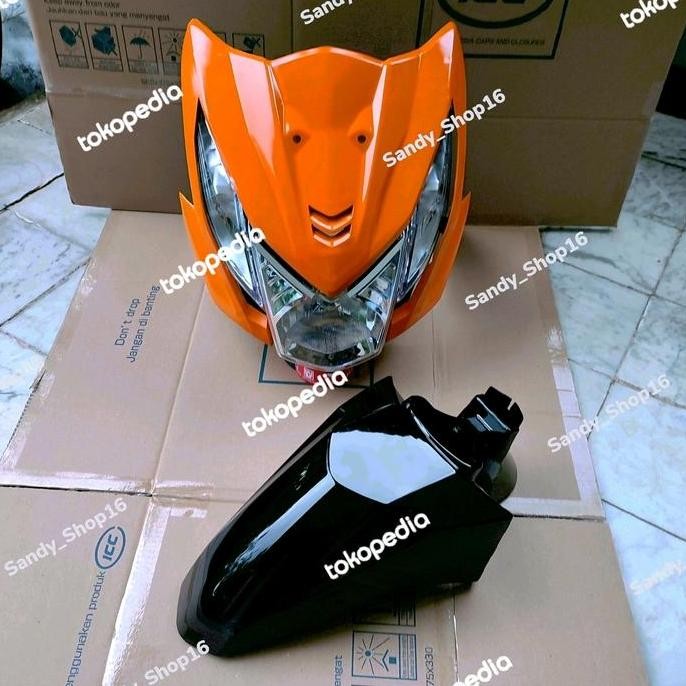 TAMENG DEPAN SET REFLEKTOR LAMPU + SPAKBOR DEPAN BEAT FI 2013