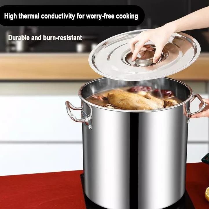 Supra Panci Stopot Steamer Dandang Kukusan Stainless Steel