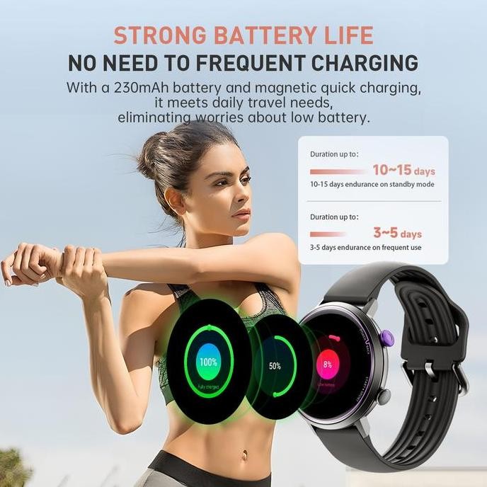 Baru Skmei B511 Smartwatch Ip68 Waterproof Heart Monitor Bluetooth Call Sports Watch