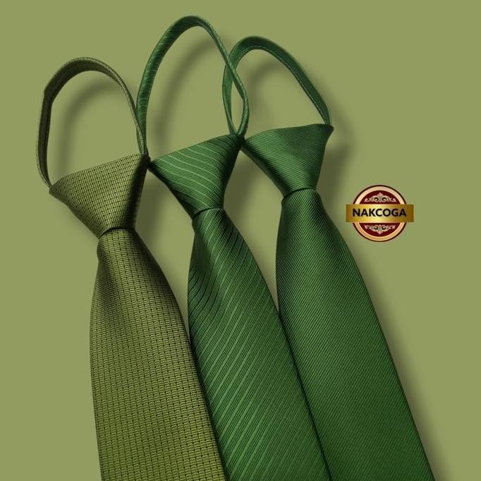 Dasi Hijau Army Dasi Hijau Olive Dasi Pesta Pernikahan Wedding Pria