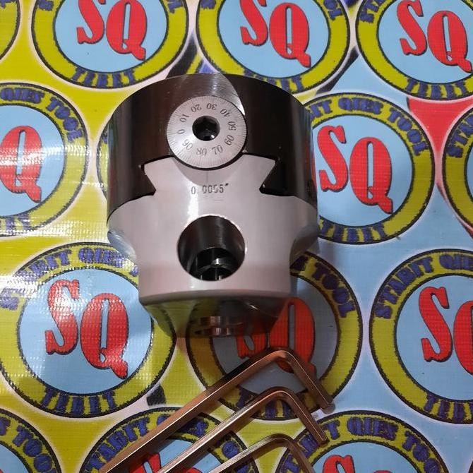 Boring Head 3 Inch 75Mm Kepala Milling Korter Boring Up .For Hole 18Mm