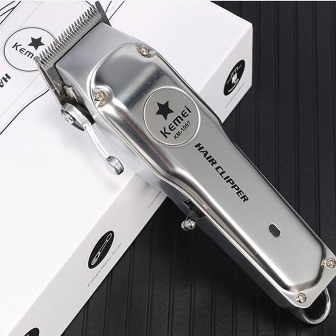 Mesin Cukur Rambut Kemei KM-1997 Rechargeable Cordless