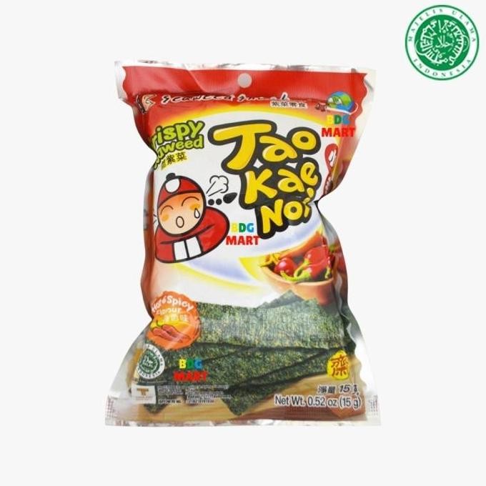 

JB PROMO!! TAO KAE NOI 32gr HOT AND SPICY NORI RUMPUT LAUT SNACK NORI None
