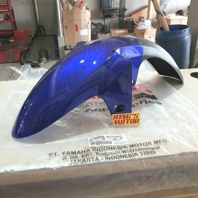 SPAKBOR SLEBOR DEPAN R15 R-15 OLD V1 V2 BIRU GP 2PK 9X YAMAHA PART ORI