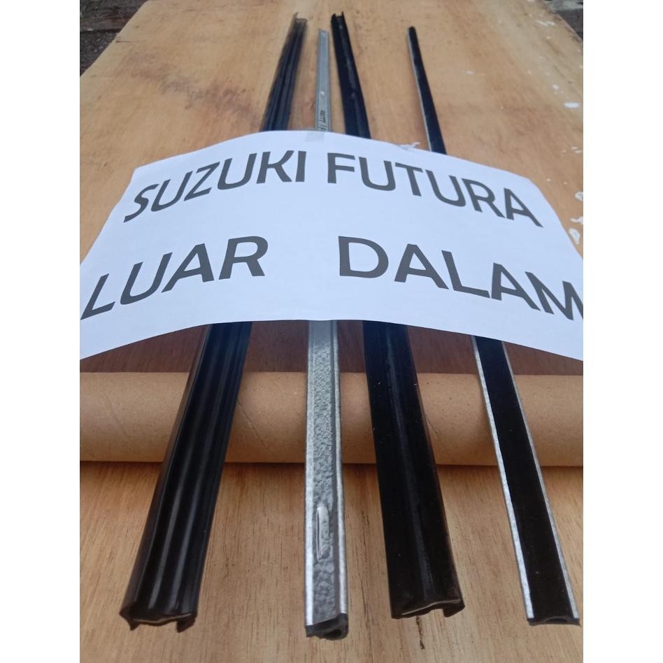 PELIPIT PINTU DEPAN KACA MOBIL SUZUKI FUTURA AST Nugi