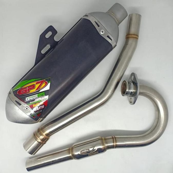 Knalpot Gp7 Greentech Edition Klx150 S.L.Bf Kualitas Terbaik Harga Termurah