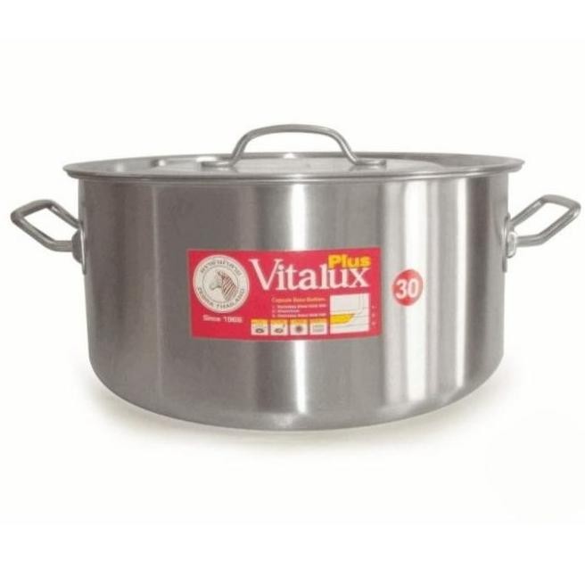 Stock Pot 30X15Cm Zebra Vitalux (171311)/ Panci Stainless Zebra