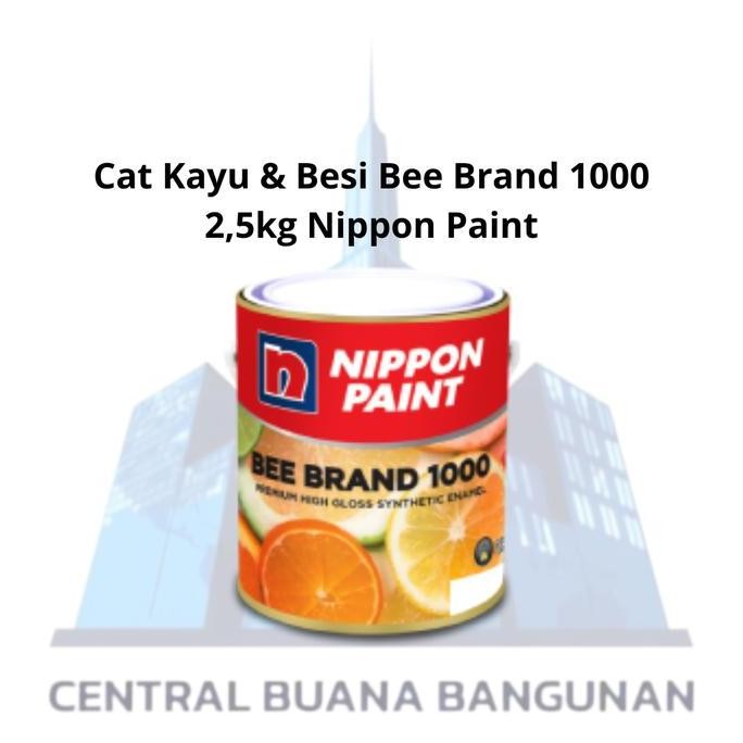

Cat Kayu & Besi Bee Brand 1000 Nippon Paint 2,5Kg