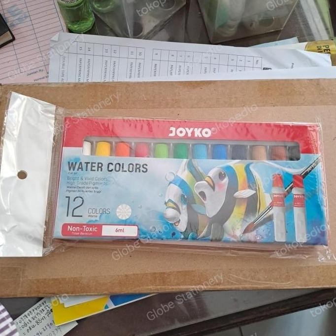 

Cat Air Joyko Titi 12 Warna/Water Colours 6Ml