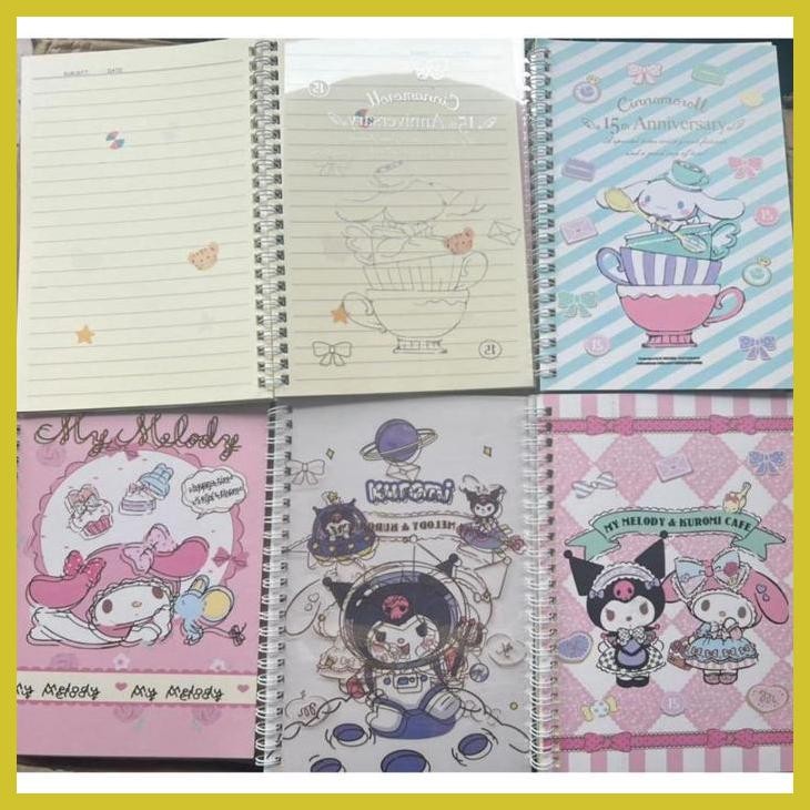 

(VIRAL PRODUK) NOTEBOOK A5 CINNAMOROLL / BUKU TULIS A5 SANRIO ISI 60 LEMBAR PACKING AMAN