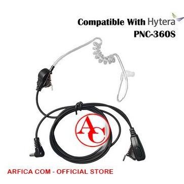 Earphone Ht Hytera Pnc 380 Fbi Spiral Original Handsfree Hytera Pnc-380 Pnc380 Ori Fbi