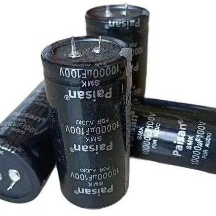 Capacitor Kapasitor Elco Paisan Smk 10000Uf 100V Original