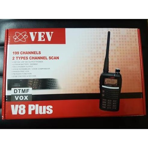 Ht Vev V8 Plus Radio Dual Band Vhf/Uhf