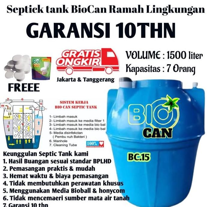 Septic Tank Biotech Biotank Sepiteng 1500Liter