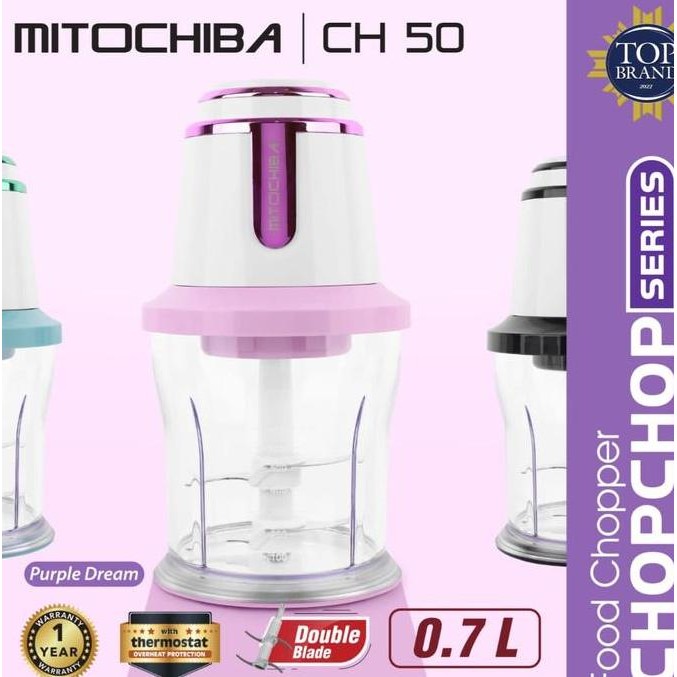 Mitochiba Mito CH 50 Chopper 0,7 Liter Blender Bumbu Daging Mito CH50 Original