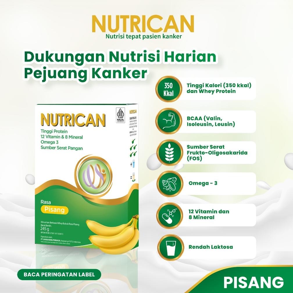 

NO_MORE Nutrican Pisang 245 Gr - Nutrisi Tinggi Energi & Protein