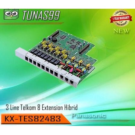 Kx-Te82483 Expand Card 3 Line 8 Extension Pabx Kx-Tes824/Kx-Tem824