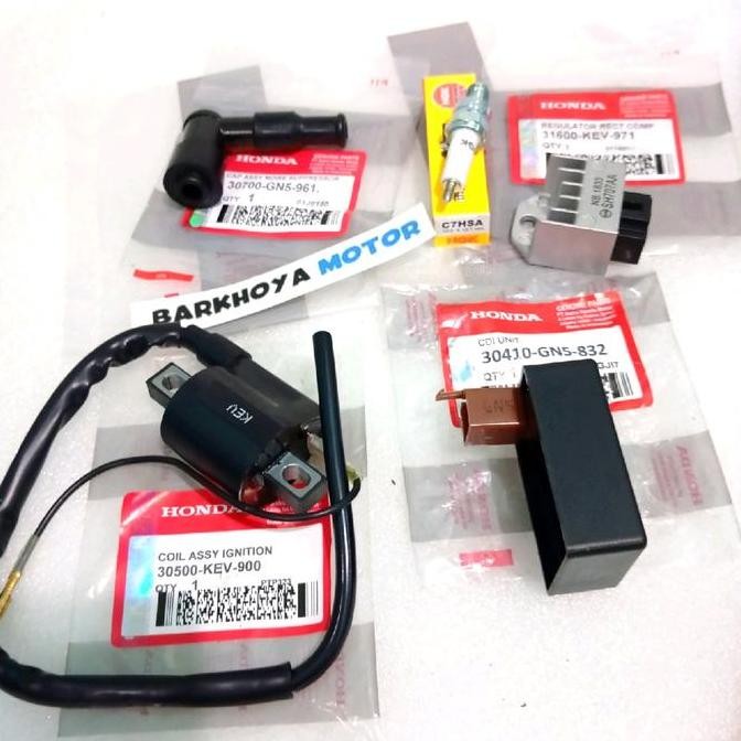 Tersedia Paket Pengapian Lengkap GN5 Motor Bebek Honda Grand Supra Fit Revo | CDI Koil Kiprok Busi O
