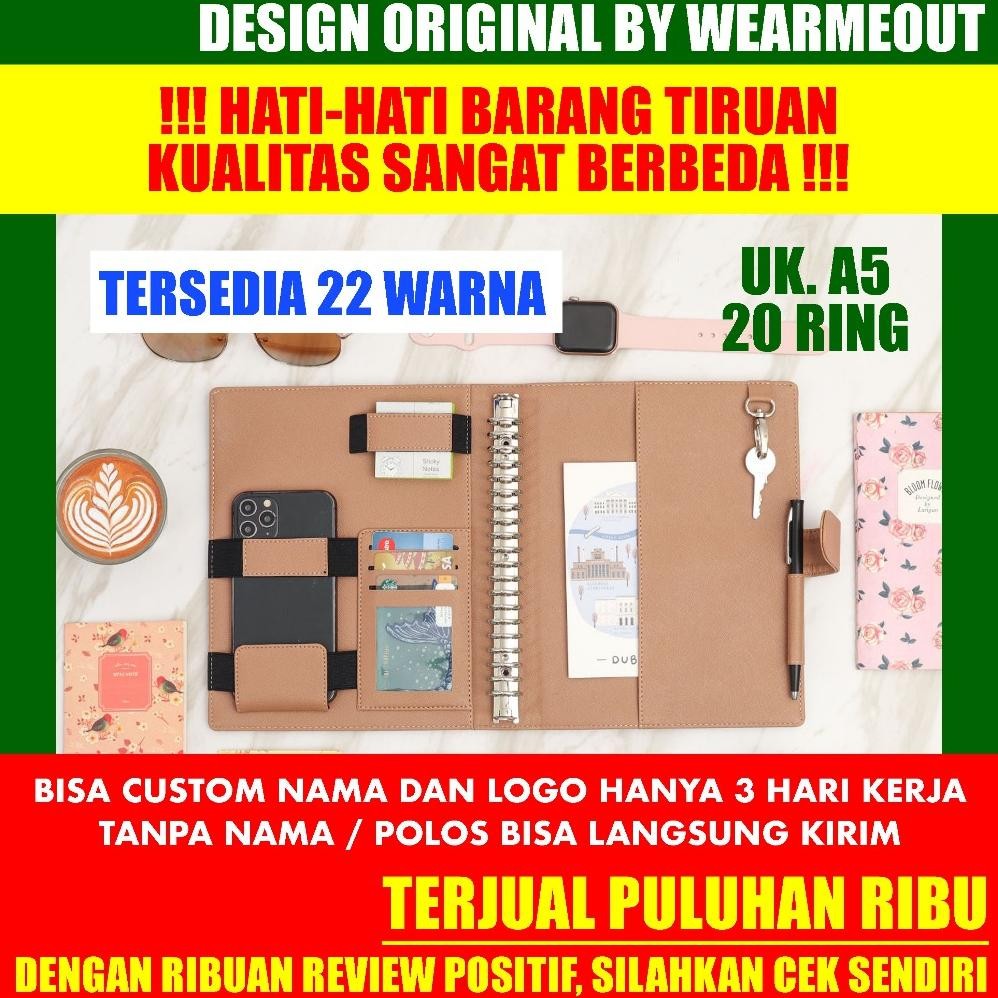 

[ BISA CUSTOM NAMA & LOGO ] BINDER A5, B5 dan A6 ANTIMAINSTREAM Vol. 2 GRATIS CUSTOM NAMA 8 HURUF / AGENDA KULIT / BUKU KULIAH KANTOR / Binder Ekslusif A5 20 Ring / Agenda Custom Berkualitas / Binder Kulit / Souvenir Kantor Nugi