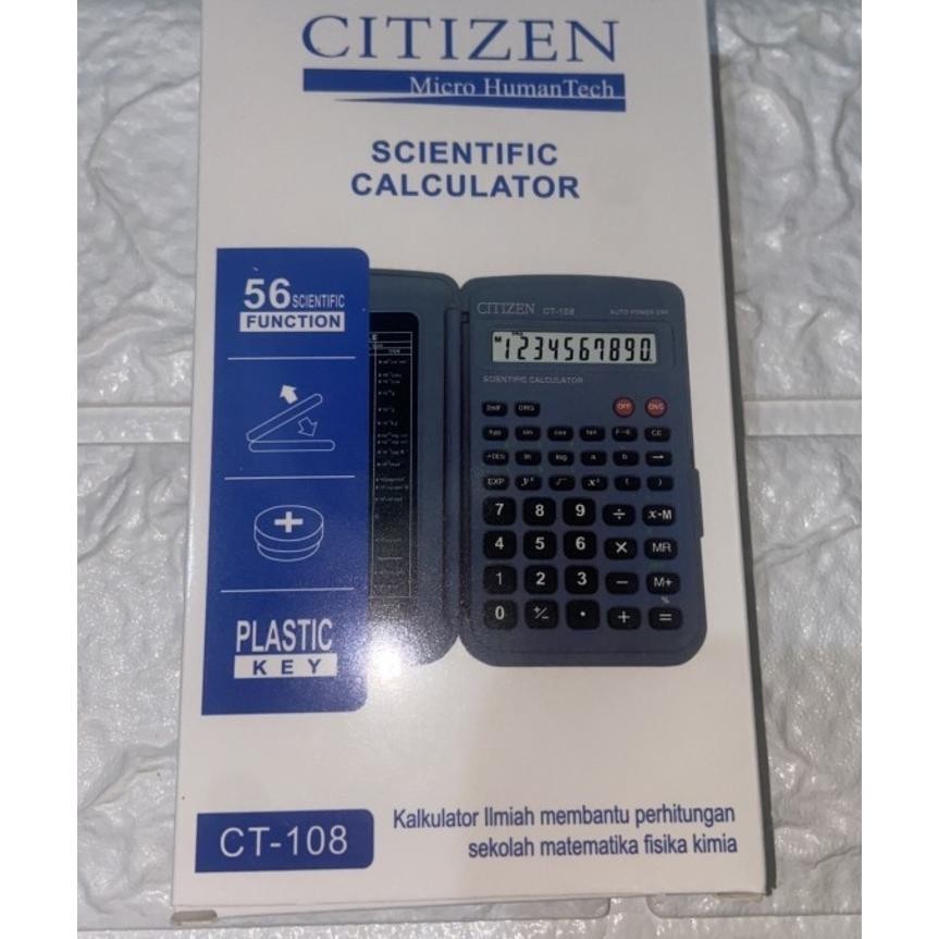 

Kalkulator / calculator Citizen Scientific Ilmiah CT 108 Nugi