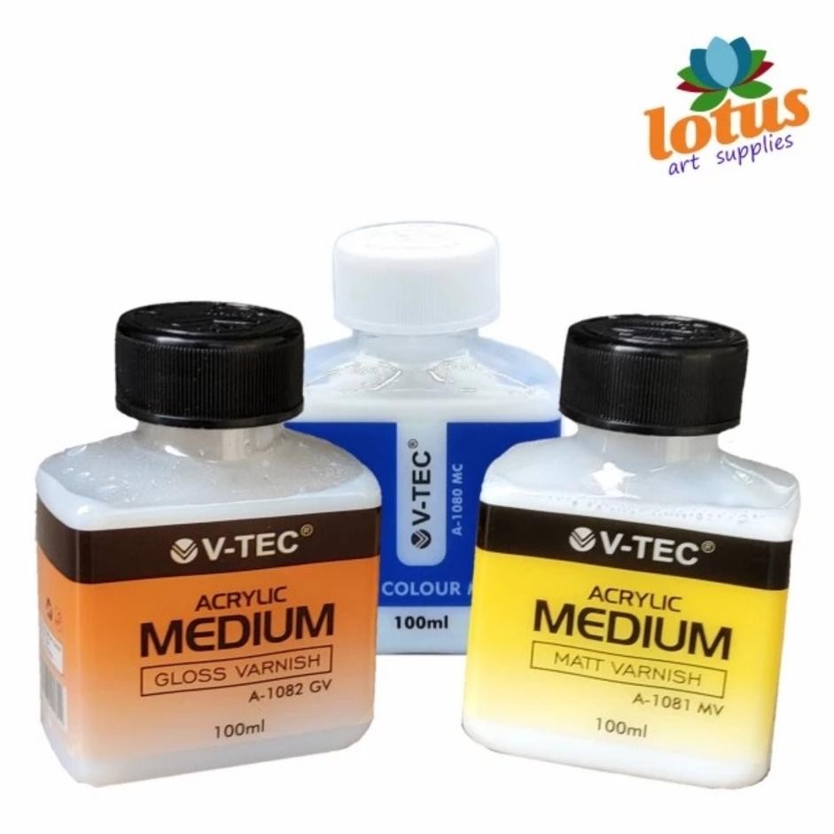 

V-TEC Acrylic Medium Varnish Gloss / Matte 100ml Nugi