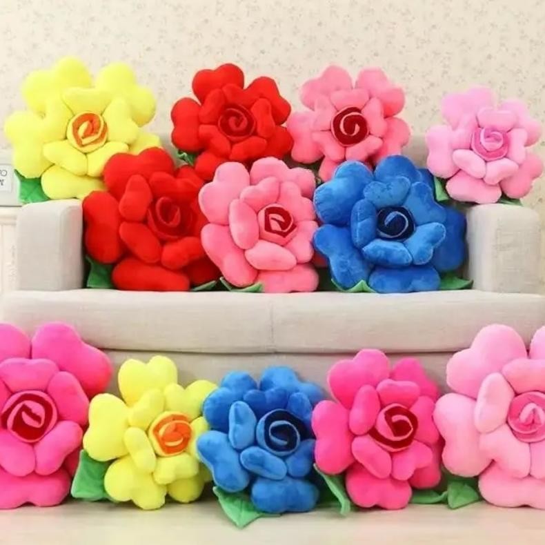 Bantal Bunga Mawar Bantal Kursi Bantal Sofa Berlabel SNI Nugi