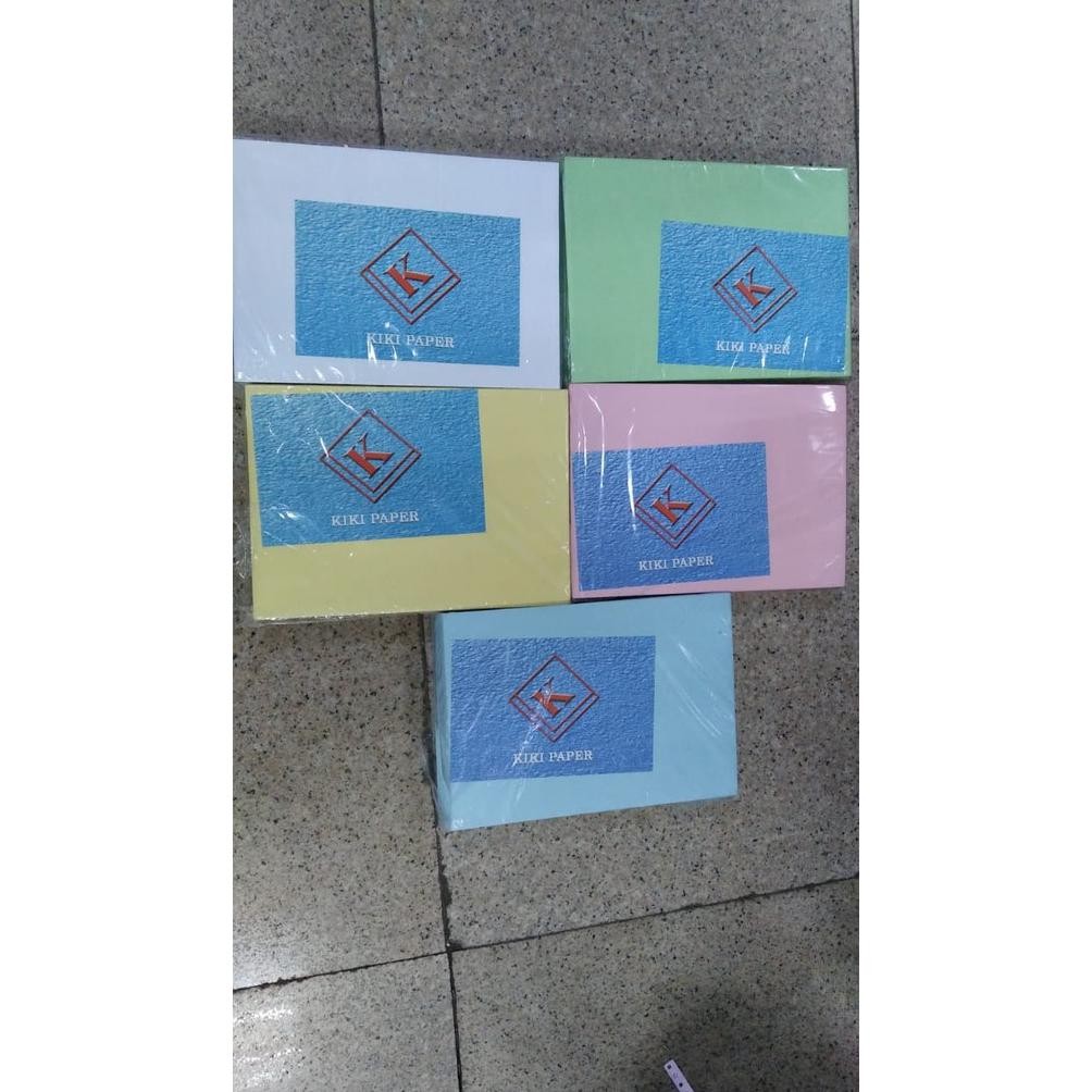 

PROMO KIKI Kertas HVS Warna A4 70 Gram + Nugi